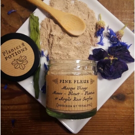 Fine Fleur - Masque Visage Bio - Plantes et Potions