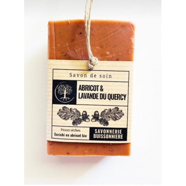 Savon Bio Abricot & Lavande – La Savonnerie Buissonnière